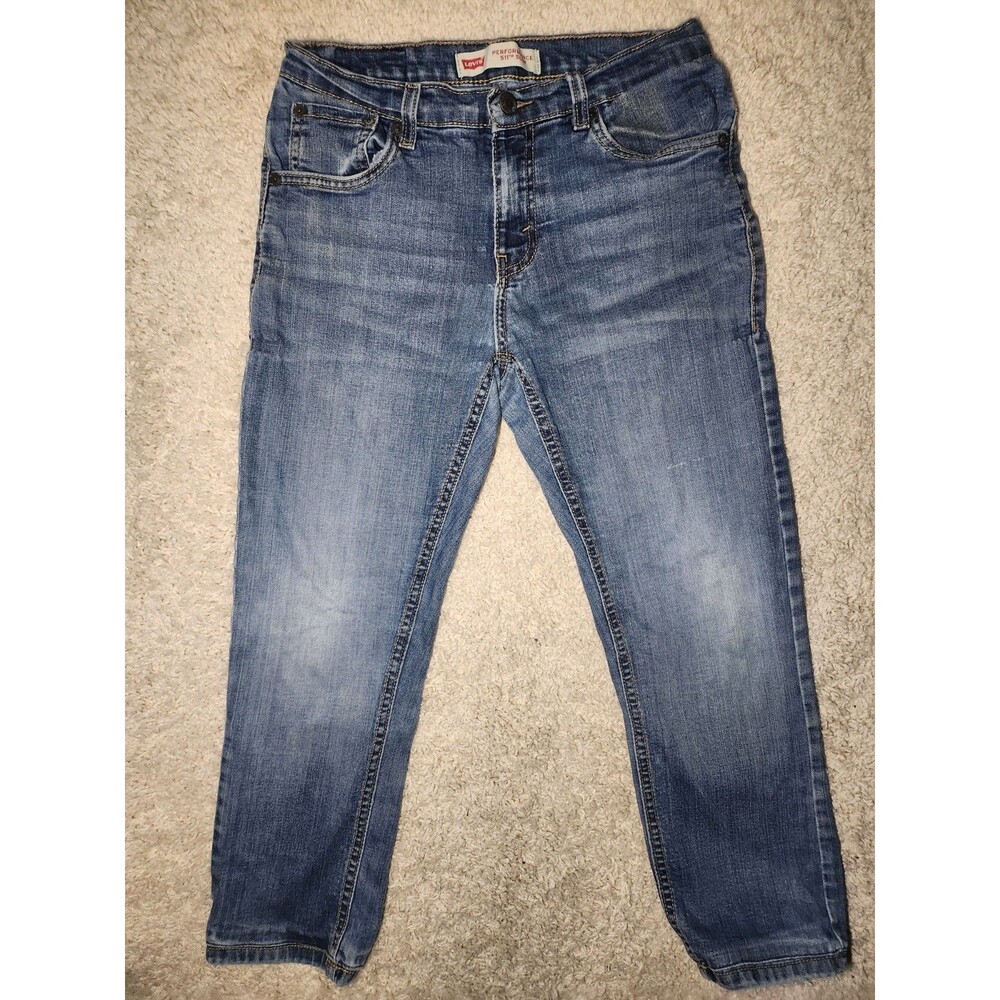 Levi’s 511 Slim Fit Performance Jeans Light Blue with Black Patch 28x28